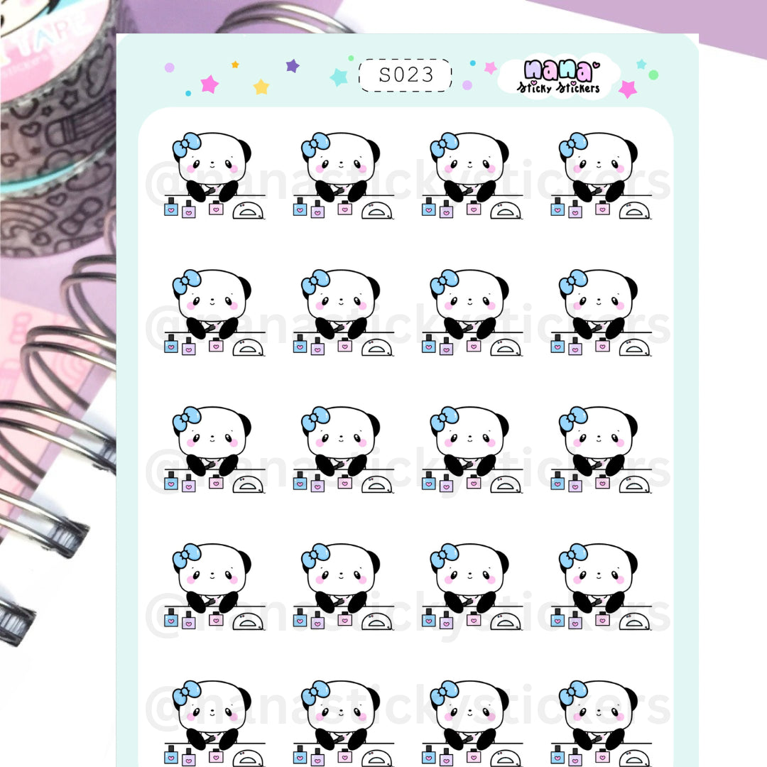 Panda Nails Sheet/S023