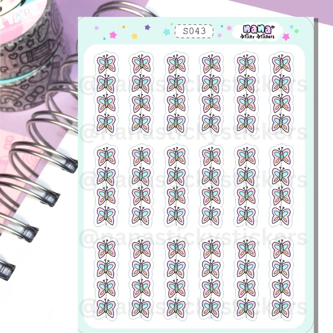 Butterfly Checklist Sheet/S043