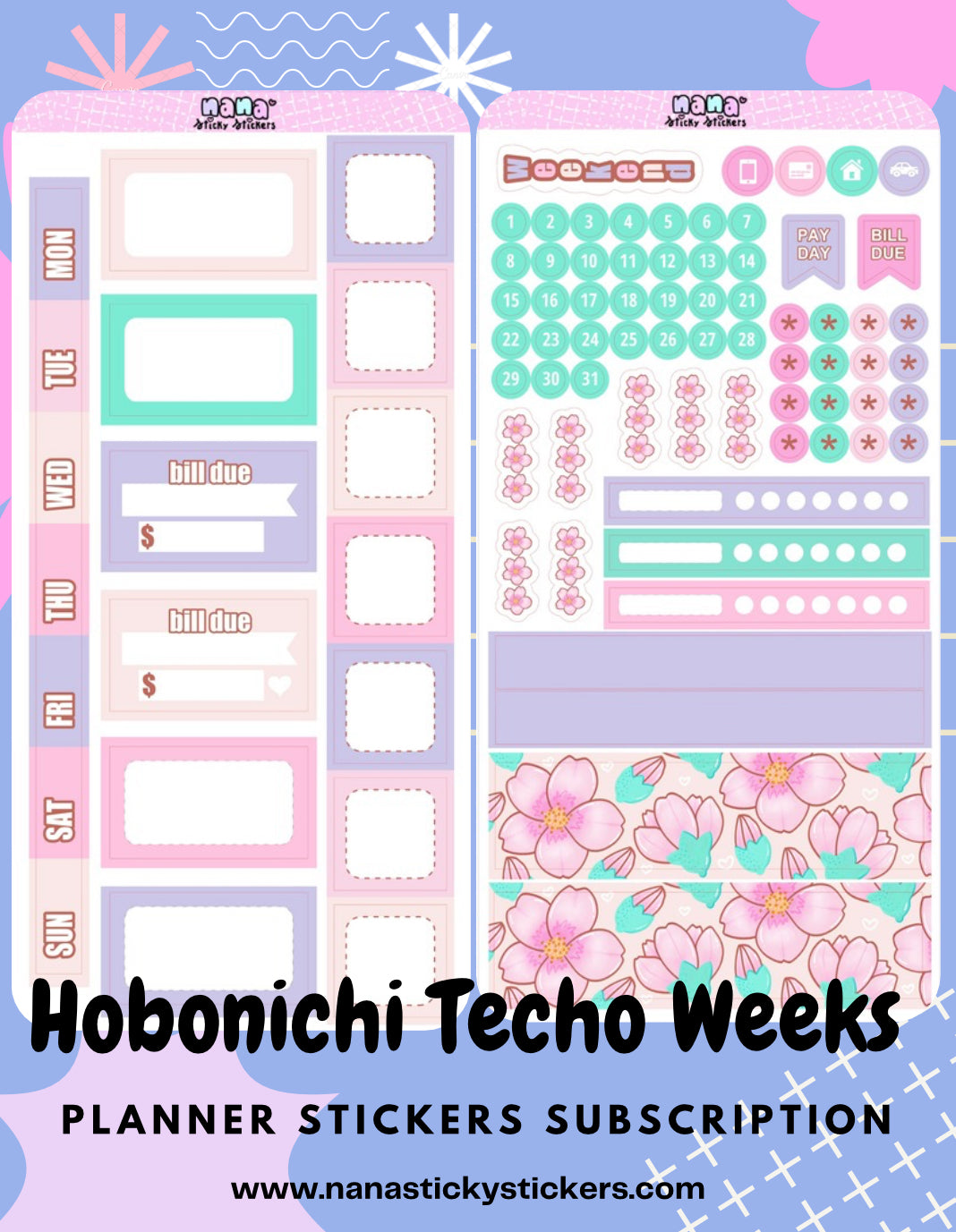 Sticky Club Subscription (Hobonichi Techo Weeks) US Only