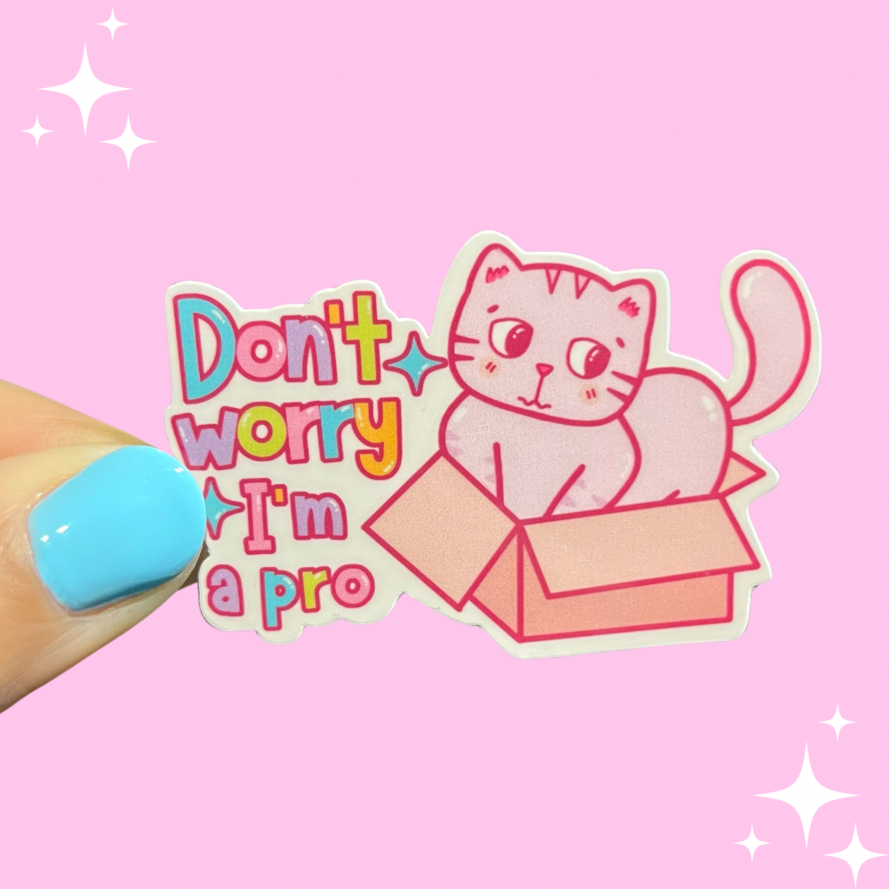 Don’t Worry Sticker/D43
