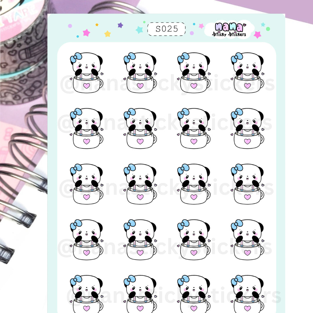 Panda Cup Sheet/S025