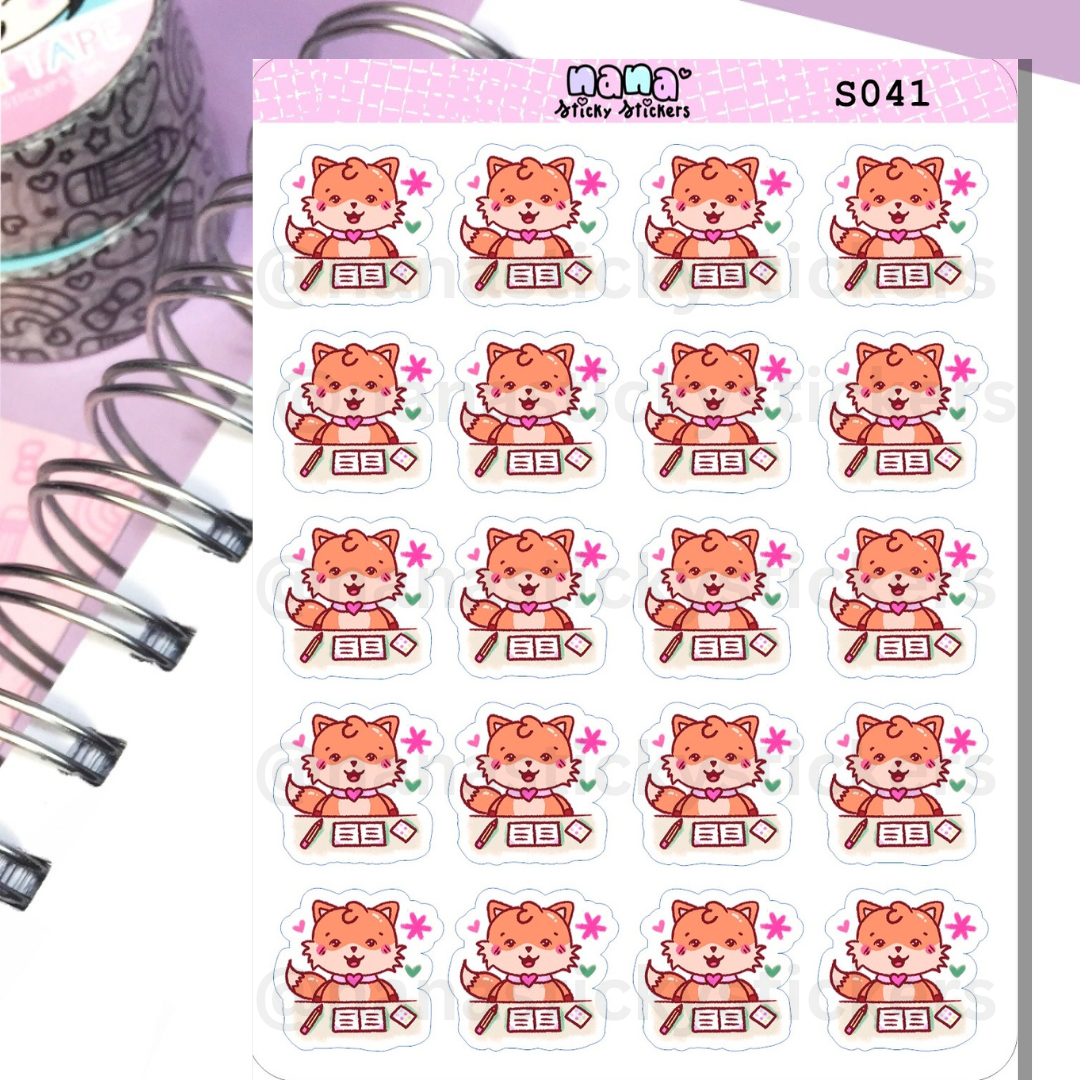 Fox Planning Sheet/S041