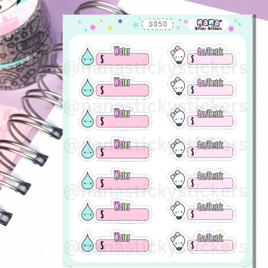 Utility Sheet/S050