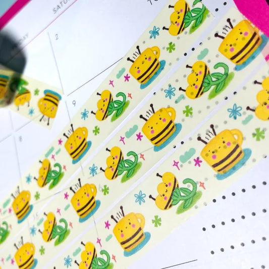 Bee Flower Washi/WT19