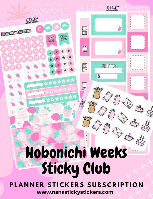 Sticky Club Subscription (Hobonichi Techo Weeks) US Only