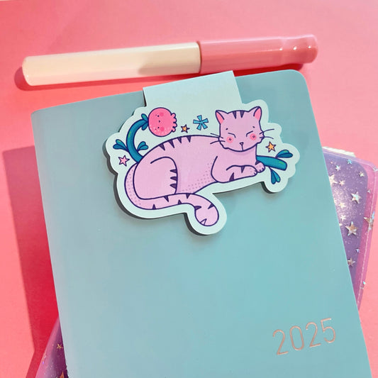 Cat Magnetic Bookmark/MG07