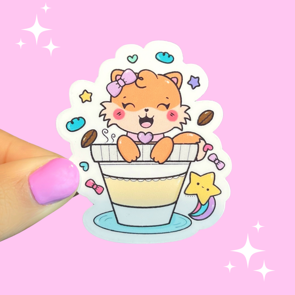 FoxieCoffee Sticker/D05