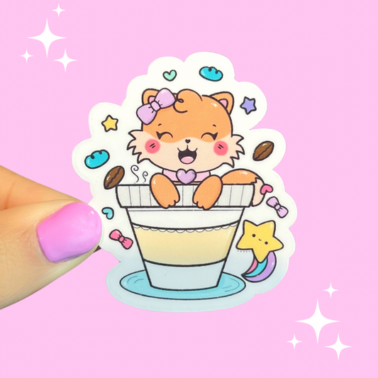 FoxieCoffee Sticker/D05