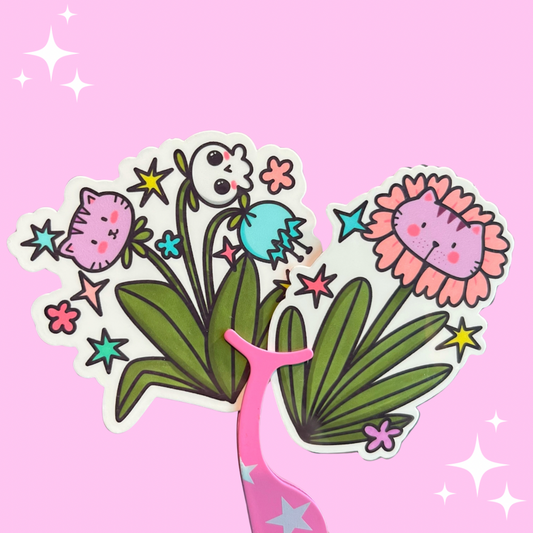 FloralKitty Sticker Set/SS04
