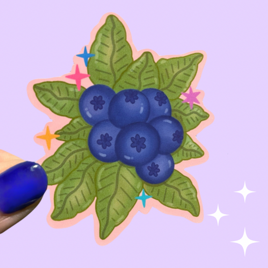 Blueberry Sticker/D58